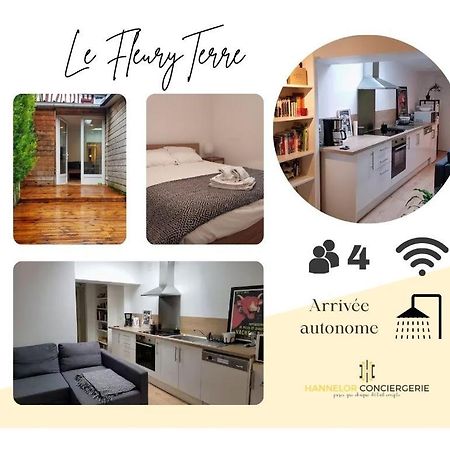 Fleuryterre - Grand 2 Pieces Avec Terrasse Lejlighed Deville-les-Rouen Eksteriør billede